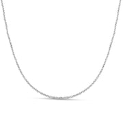 Varra Link Unisex 925 Sterling Silver Women Chains (Length 16 inches / 40 cm)